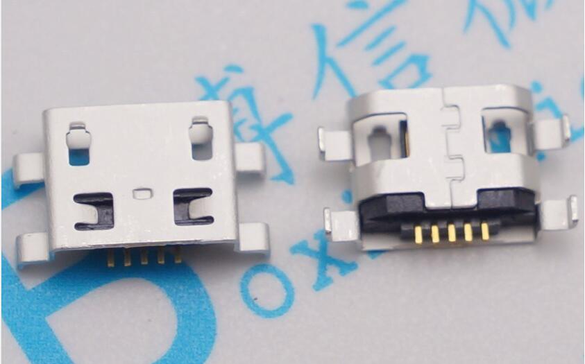 (սǿ Ǹ) 100Pcs ũ USB 5pin B   Ŀ ޴ ȭ ũ USB  Ŀ 5pin  /(Sell at a loss) 100Pcs Micro USB 5pin B type Female Connector For Mobil